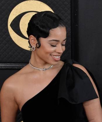 Ella Mai attends the 65th annual Grammy Awards at the Crypto.com Arena in Los Angeles on Sunday, February 5, 2023.  LAP2023020541 JIMxRUYMEN