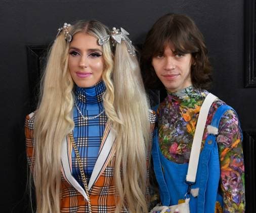 DOMi and JD Beck attend the 65th annual Grammy Awards at the Crypto.com Arena in Los Angeles on Sunday, February 5, 2023.  LAP2023020545 JIMxRUYMEN