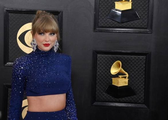 Taylor Swift attends the 65th annual Grammy Awards at the Crypto.com Arena in Los Angeles on Sunday, February 5, 2023.  LAP20230205529 JIMxRUYMEN