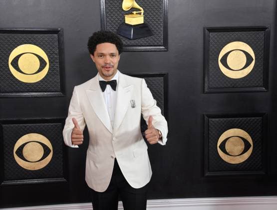 Trevor Noah attends the 65th annual Grammy Awards at the Crypto.com Arena in Los Angeles on Sunday, February 5, 2023.  LAP20230205547 JIMxRUYMEN