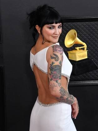 Julia Michaels attends the 65th annual Grammy Awards at the Crypto.com Arena in Los Angeles on Sunday, February 5, 2023.  LAP2023020561 JIMxRUYMEN