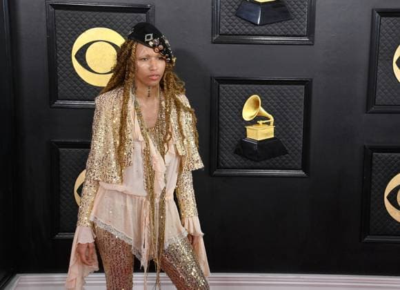 Lava La Rue attends the 65th annual Grammy Awards at the Crypto.com Arena in Los Angeles on Sunday, February 5, 2023.  LAP20230205554 JIMxRUYMEN
