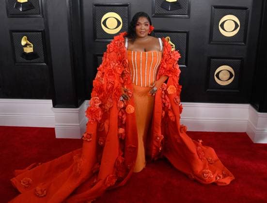 Lizzo attends the 65th annual Grammy Awards at the Crypto.com Arena in Los Angeles on Sunday, February 5, 2023.  LAP20230205562 JIMxRUYMEN