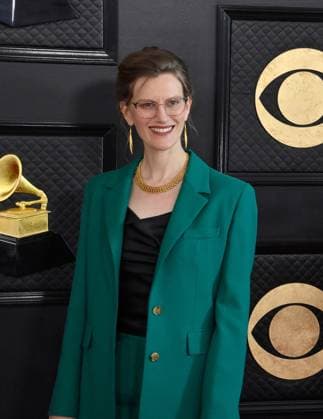 Andrea Roberts attends the 65th annual Grammy Awards at the Crypto.com Arena in Los Angeles on Sunday, February 5, 2023.  LAP20230205582 JIMxRUYMEN