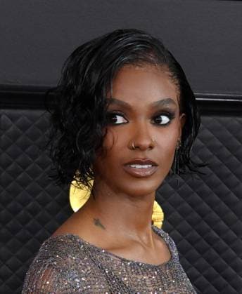 Tiara Thomas attends the 65th annual Grammy Awards at the Crypto.com Arena in Los Angeles on Sunday, February 5, 2023.  LAP20230205128 JIMxRUYMEN