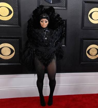 Blac Chyna attends the 65th annual Grammy Awards at the Crypto.com Arena in Los Angeles on Sunday, February 5, 2023.  LAP20230205595 JIMxRUYMEN