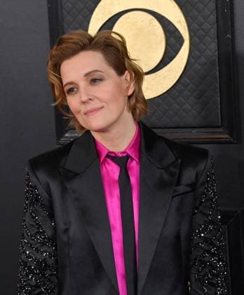 Brandi Carlile attends the 65th annual Grammy Awards at the Crypto.com Arena in Los Angeles on Sunday, February 5, 2023.  LAP20230205602 JIMxRUYMEN