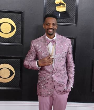 J. Ivy attends the 65th annual Grammy Awards at the Crypto.com Arena in Los Angeles on Sunday, February 5, 2023.  LAP20230205135 JIMxRUYMEN