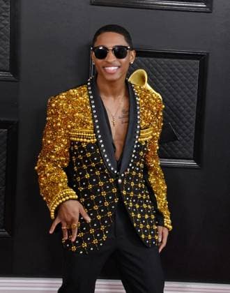 Myles Frost attends the 65th annual Grammy Awards at the Crypto.com Arena in Los Angeles on Sunday, February 5, 2023.  LAP20230205611 JIMxRUYMEN