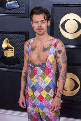 February 5, 2023, Los Angeles, California, USA: Harry Styles on the red carpet of the 65th Annual Grammy Awards held on Sunday February 5, 2023 at Crypto Arena in Los Angeles, California. PI Los Angeles USA - ZUMAp124 20230205_zaa_p124_002 Copyright: xJAVIERxROJASx