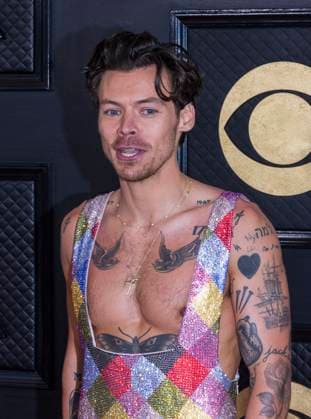 February 5, 2023, Los Angeles, California, USA: Harry Styles on the red carpet of the 65th Annual Grammy Awards held on Sunday February 5, 2023 at Crypto Arena in Los Angeles, California. PI Los Angeles USA - ZUMAp124 20230205_zaa_p124_004 Copyright: xJAVIERxROJASx