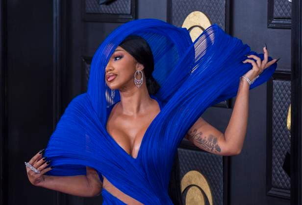 February 5, 2023, Los Angeles, California, USA: Cardi B on the red carpet of the 65th Annual Grammy Awards held on Sunday February 5, 2023 at Crypto Arena in Los Angeles, California. PI Los Angeles USA - ZUMAp124 20230205_zaa_p124_011 Copyright: xJAVIERxROJASx