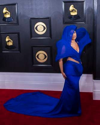 February 5, 2023, Los Angeles, California, USA: Cardi B on the red carpet of the 65th Annual Grammy Awards held on Sunday February 5, 2023 at Crypto Arena in Los Angeles, California. PI Los Angeles USA - ZUMAp124 20230205_zaa_p124_016 Copyright: xJAVIERxROJASx