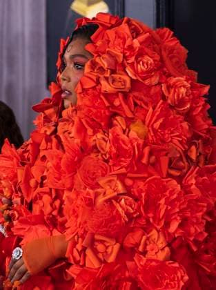 February 5, 2023, Los Angeles, California, USA: Lizzo on the red carpet of the 65th Annual Grammy Awards held on Sunday February 5, 2023 at Crypto Arena in Los Angeles, California. PI Los Angeles USA - ZUMAp124 20230205_zaa_p124_026 Copyright: xJAVIERxROJASx