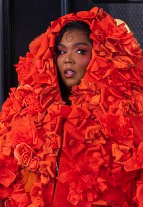 February 5, 2023, Los Angeles, California, USA: Lizzo on the red carpet of the 65th Annual Grammy Awards held on Sunday February 5, 2023 at Crypto Arena in Los Angeles, California. PI Los Angeles USA - ZUMAp124 20230205_zaa_p124_028 Copyright: xJAVIERxROJASx