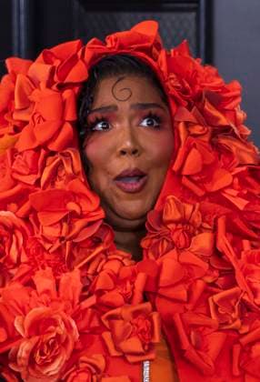 February 5, 2023, Los Angeles, California, USA: Lizzo on the red carpet of the 65th Annual Grammy Awards held on Sunday February 5, 2023 at Crypto Arena in Los Angeles, California. PI Los Angeles USA - ZUMAp124 20230205_zaa_p124_029 Copyright: xJAVIERxROJASx