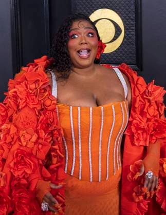 February 5, 2023, Los Angeles, California, USA: Lizzo on the red carpet of the 65th Annual Grammy Awards held on Sunday February 5, 2023 at Crypto Arena in Los Angeles, California. PI Los Angeles USA - ZUMAp124 20230205_zaa_p124_035 Copyright: xJAVIERxROJASx