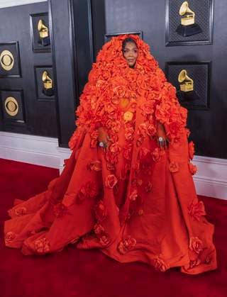 February 5, 2023, Los Angeles, California, USA: Lizzo on the red carpet of the 65th Annual Grammy Awards held on Sunday February 5, 2023 at Crypto Arena in Los Angeles, California. PI Los Angeles USA - ZUMAp124 20230205_zaa_p124_040 Copyright: xJAVIERxROJASx