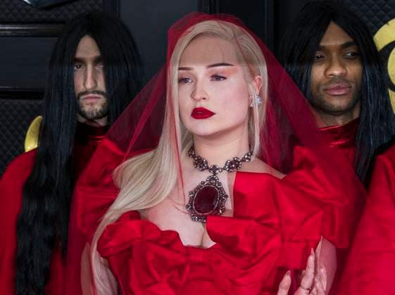 February 5, 2023, Los Angeles, California, USA: Kim Petras on the red carpet of the 65th Annual Grammy Awards held on Sunday February 5, 2023 at Crypto Arena in Los Angeles, California. PI Los Angeles USA - ZUMAp124 20230205_zaa_p124_073 Copyright: xJAVIERxROJASx
