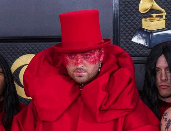 February 5, 2023, Los Angeles, California, USA: Sam Smith on the red carpet of the 65th Annual Grammy Awards held on Sunday February 5, 2023 at Crypto Arena in Los Angeles, California. PI Los Angeles USA - ZUMAp124 20230205_zaa_p124_074 Copyright: xJAVIERxROJASx