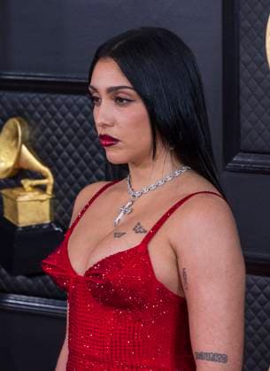 February 5, 2023, Los Angeles, California, USA: Lourdes Leon on the red carpet of the 65th Annual Grammy Awards held on Sunday February 5, 2023 at Crypto Arena in Los Angeles, California. PI Los Angeles USA - ZUMAp124 20230205_zaa_p124_081 Copyright: xJAVIERxROJASx