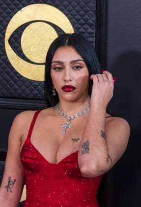 February 5, 2023, Los Angeles, California, USA: Lourdes Leon on the red carpet of the 65th Annual Grammy Awards held on Sunday February 5, 2023 at Crypto Arena in Los Angeles, California. PI Los Angeles USA - ZUMAp124 20230205_zaa_p124_084 Copyright: xJAVIERxROJASx