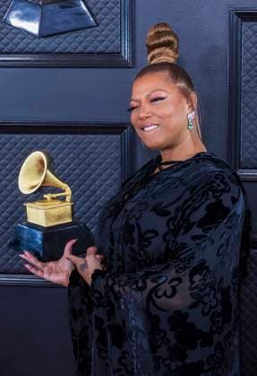 February 5, 2023, Los Angeles, California, USA: Queen Latifah on the red carpet of the 65th Annual Grammy Awards held on Sunday February 5, 2023 at Crypto Arena in Los Angeles, California. PI Los Angeles USA - ZUMAp124 20230205_zaa_p124_097 Copyright: xJAVIERxROJASx