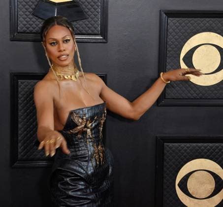 Laverne Cox attends the 65th annual Grammy Awards at the Crypto.com Arena in Los Angeles on Sunday, February 5, 2023.  LAP20230205179 JIMxRUYMEN