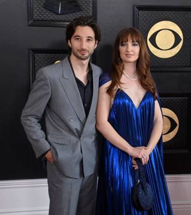 Austin Lack and Madison Cunningham attend the 65th annual Grammy Awards at the Crypto.com Arena in Los Angeles on Sunday, February 5, 2023.  LAP20230205218 JIMxRUYMEN