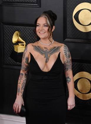 Ashley McBryde attends the 65th annual Grammy Awards at the Crypto.com Arena in Los Angeles on Sunday, February 5, 2023.  LAP20230205231 JIMxRUYMEN