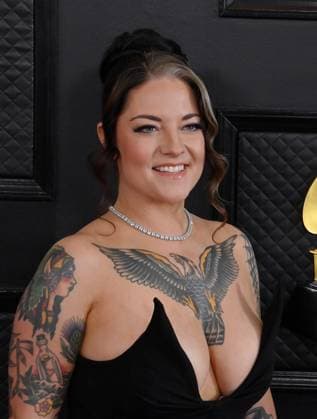 Ashley McBryde attends the 65th annual Grammy Awards at the Crypto.com Arena in Los Angeles on Sunday, February 5, 2023.  LAP20230205234 JIMxRUYMEN