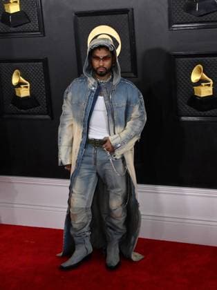 Miguel attends the 65th annual Grammy Awards at the Crypto.com Arena in Los Angeles on Sunday, February 5, 2023.  LAP20230205619 JIMxRUYMEN
