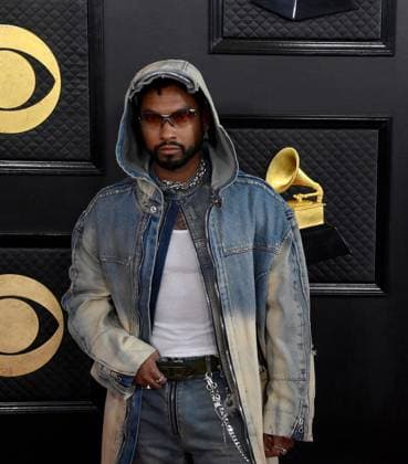 Miguel attends the 65th annual Grammy Awards at the Crypto.com Arena in Los Angeles on Sunday, February 5, 2023.  LAP20230205620 JIMxRUYMEN