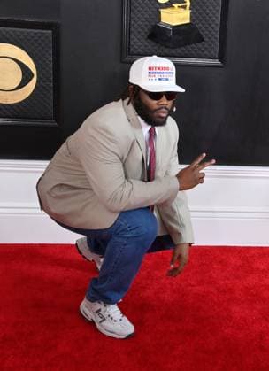 Hitkidd attends the 65th annual Grammy Awards at the Crypto.com Arena in Los Angeles on Sunday, February 5, 2023.  LAP20230205633 JIMxRUYMEN