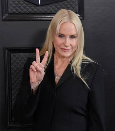 Daryl Hannah attends the 65th annual Grammy Awards at the Crypto.com Arena in Los Angeles on Sunday, February 5, 2023.  LAP20230205639 JIMxRUYMEN