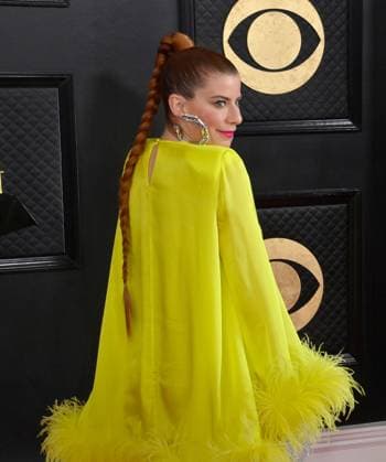 Michelle Pesce attends the 65th annual Grammy Awards at the Crypto.com Arena in Los Angeles on Sunday, February 5, 2023.  LAP20230205651 JIMxRUYMEN