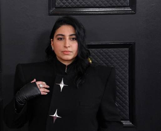 Arooj Aftab attends the 65th annual Grammy Awards at the Crypto.com Arena in Los Angeles on Sunday, February 5, 2023.  LAP20230205675 JIMxRUYMEN