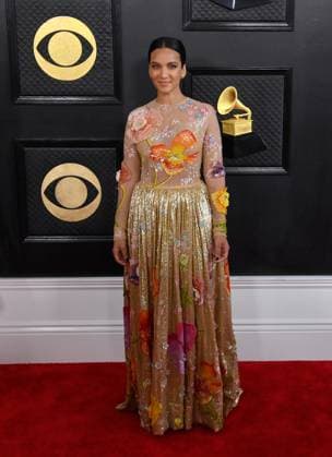 Anoushka Shankar attends the 65th annual Grammy Awards at the Crypto.com Arena in Los Angeles on Sunday, February 5, 2023.  LAP20230205681 JIMxRUYMEN