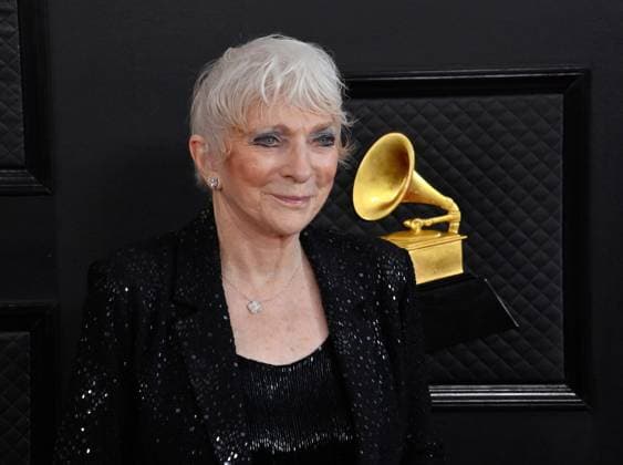 Judy Collins attends the 65th annual Grammy Awards at the Crypto.com Arena in Los Angeles on Sunday, February 5, 2023.  LAP20230205691 JIMxRUYMEN