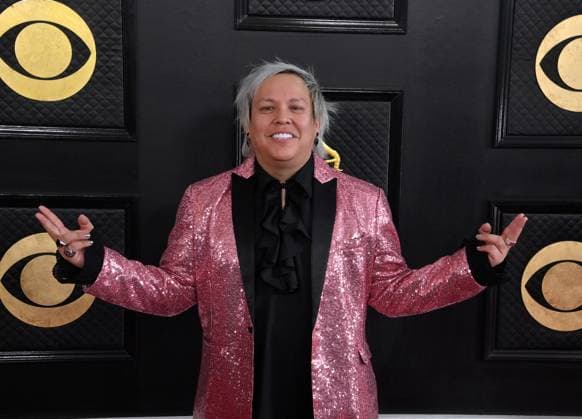 Roger Argenis attends the 65th annual Grammy Awards at the Crypto.com Arena in Los Angeles on Sunday, February 5, 2023.  LAP20230205699 JIMxRUYMEN