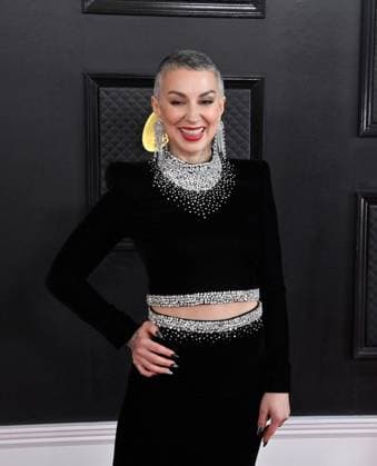 Laura Veltz attends the 65th annual Grammy Awards at the Crypto.com Arena in Los Angeles on Sunday, February 5, 2023.  LAP20230205705 JIMxRUYMEN