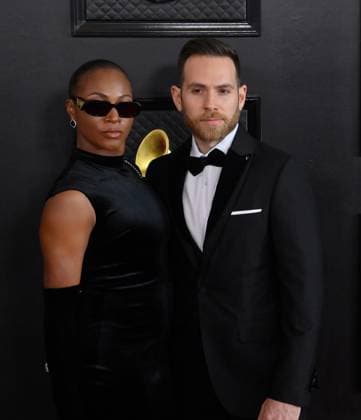 Tye Myers and Federico Vindver attend the 65th annual Grammy Awards at the Crypto.com Arena in Los Angeles on Sunday, February 5, 2023.  LAP20230205309 JIMxRUYMEN