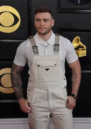 Gus Kenworthy attends the 65th annual Grammy Awards at the Crypto.com Arena in Los Angeles on Sunday, February 5, 2023.  LAP20230205317 JIMxRUYMEN