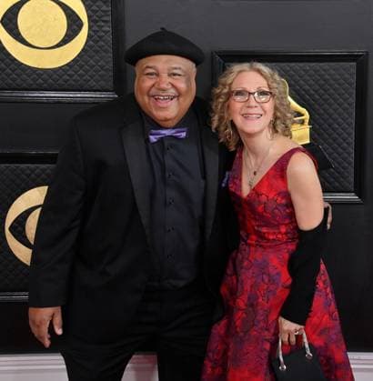 Darryl Boggs and Wendy Morgan attend the 65th annual Grammy Awards at the Crypto.com Arena in Los Angeles on Sunday, February 5, 2023.  LAP20230205318 JIMxRUYMEN