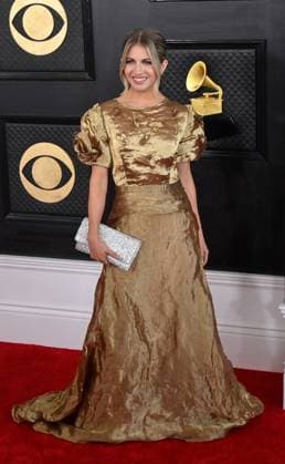 Miranda Derrick attends the 65th annual Grammy Awards at the Crypto.com Arena in Los Angeles on Sunday, February 5, 2023.  LAP20230205339 JIMxRUYMEN