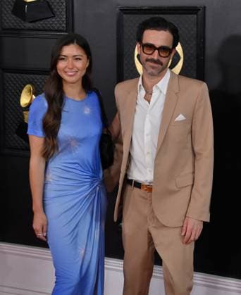 Phoebe Hono and Jesse Rogg attend the 65th annual Grammy Awards at the Crypto.com Arena in Los Angeles on Sunday, February 5, 2023.  LAP20230205345 JIMxRUYMEN