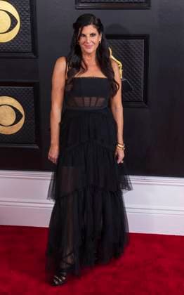 February 5, 2023, Los Angeles, California, USA: Michelle Makin on the red carpet of the 65th Annual Grammy Awards held on Sunday February 5, 2023 at Crypto Arena in Los Angeles, California. PI Los Angeles USA - ZUMAp124 20230205_zaa_p124_130 Copyright: xJAVIERxROJASx