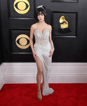 Mindy Zim attends the 65th annual Grammy Awards at the Crypto.com Arena in Los Angeles on Sunday, February 5, 2023.  LAP20230205768 JIMxRUYMEN