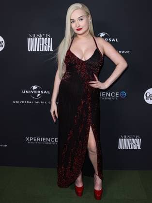 Universal Music Group 2023 65th GRAMMY Awards After Party German singer and songwriter Kim Petras arrives at the Universal Music Group 2023 65th GRAMMY Awards After Party held at Milk Studios Los Angeles on February 5, 2023 in Los Angeles, California, United States. Milk Studios Los Angeles, Los Angeles, California California United States  Copyright: xImagexPressxAgencyx originalFilename: collin-universa230205_np4mm.jpg