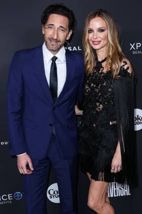 Universal Music Group 2023 65th GRAMMY Awards After Party American actor Adrien Brody and girlfriend English fashion designer and actress Georgina Chapman arrive at the Universal Music Group 2023 65th GRAMMY Awards After Party held at Milk Studios Los Angeles on February 5, 2023 in Los Angeles, California, United States. Milk Studios Los Angeles, Los Angeles, California California United States  Copyright: xImagexPressxAgencyx originalFilename: collin-universa230205_npc3O.jpg